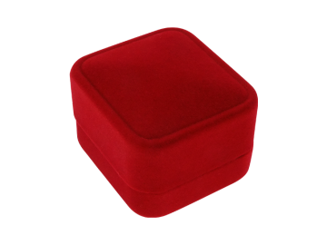 Ringbox Schmuckbox Würfel Samt
